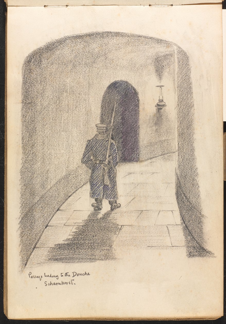 Passage leading to the Douche Scharnhorst by Reginald Copleston Bond
