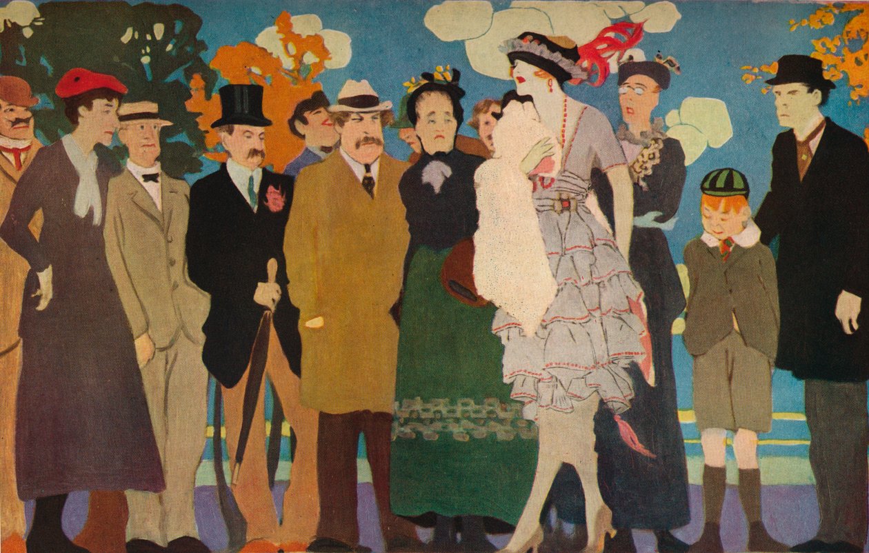 Some Foxes and a Grape, 1924 by Reginald Edward Higgins