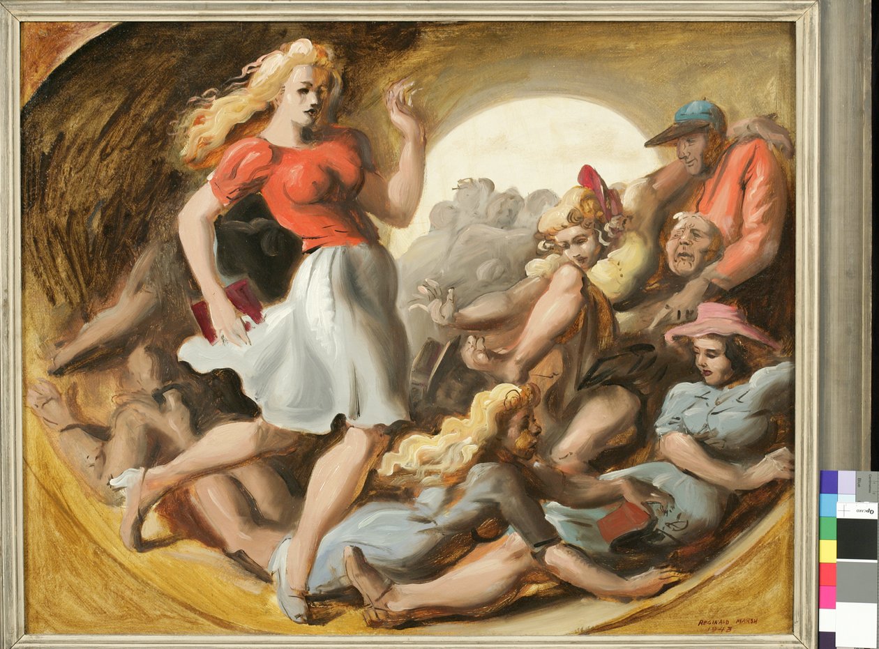 Barrel of Fun by Reginald Marsh