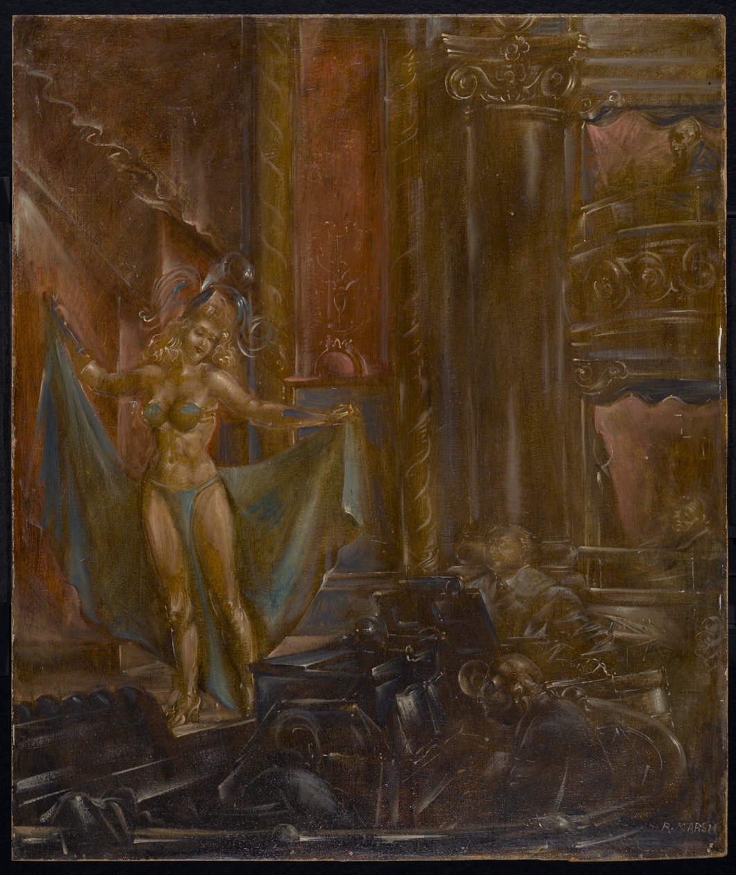 Burlesque by Reginald Marsh