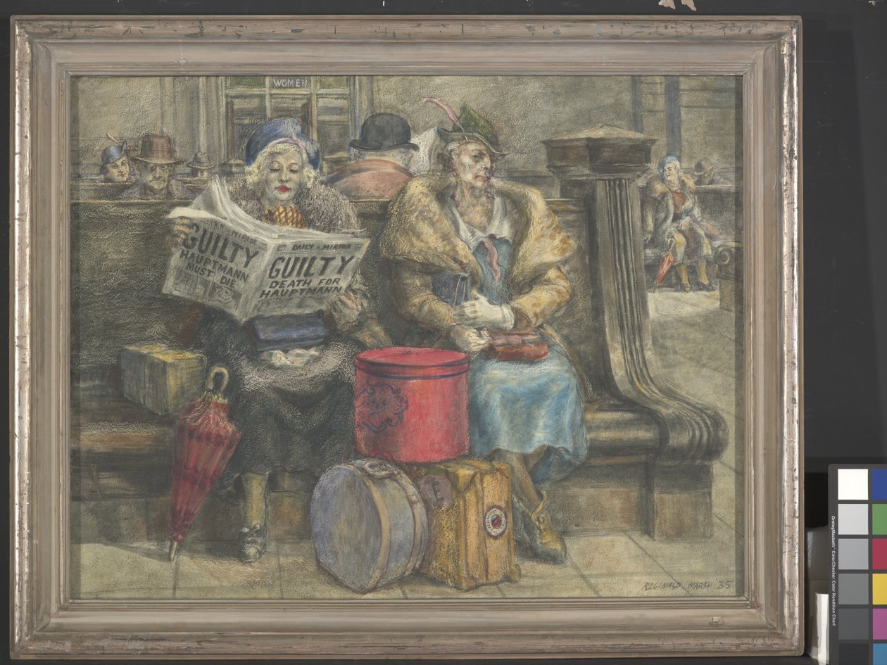Hauptmann Must Die by Reginald Marsh