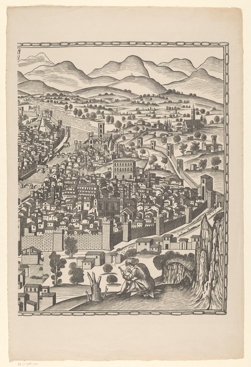 View of Florence (Right Part) by Reichsdruckerei