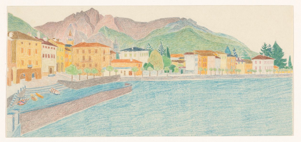 View of an Italian City by the Water by Reijer Stolk