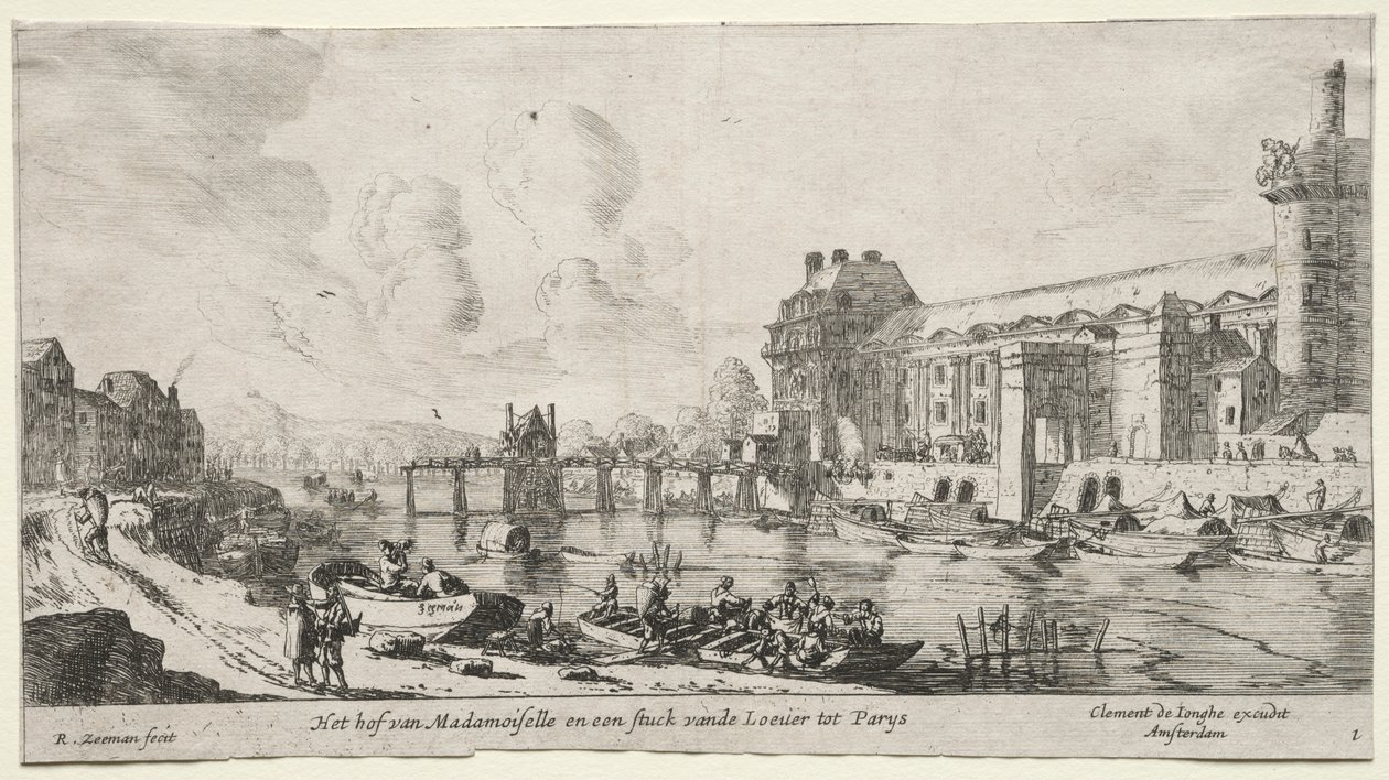 Views of Paris: View of the Louvre and the Tuileries by Reinier Nooms