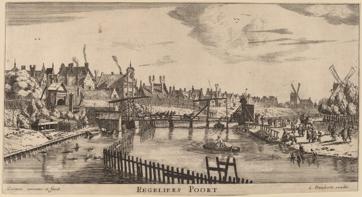 Reguliers Gate by Reinier Nooms, called Zeeman