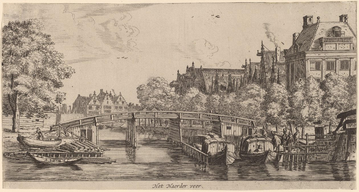 The Ferry to Naarden by Reinier Nooms, called Zeeman