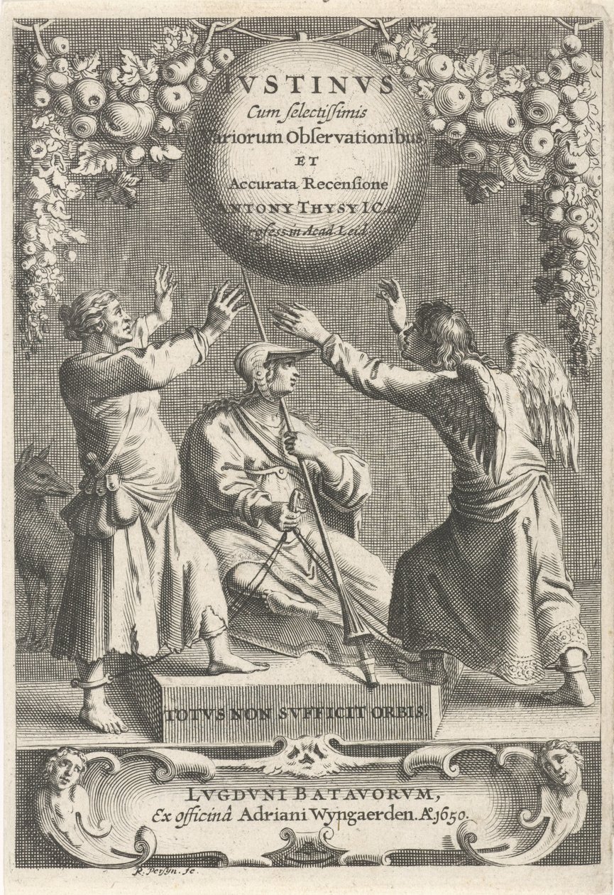 Minerva and Two Chained Figures by Reinier van Persijn