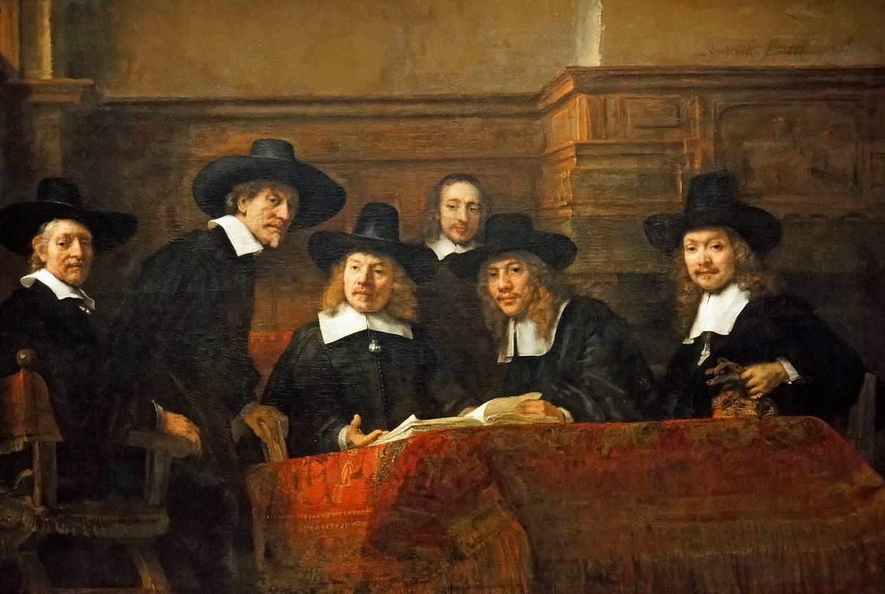 The Syndics by Rembrandt van Rijn