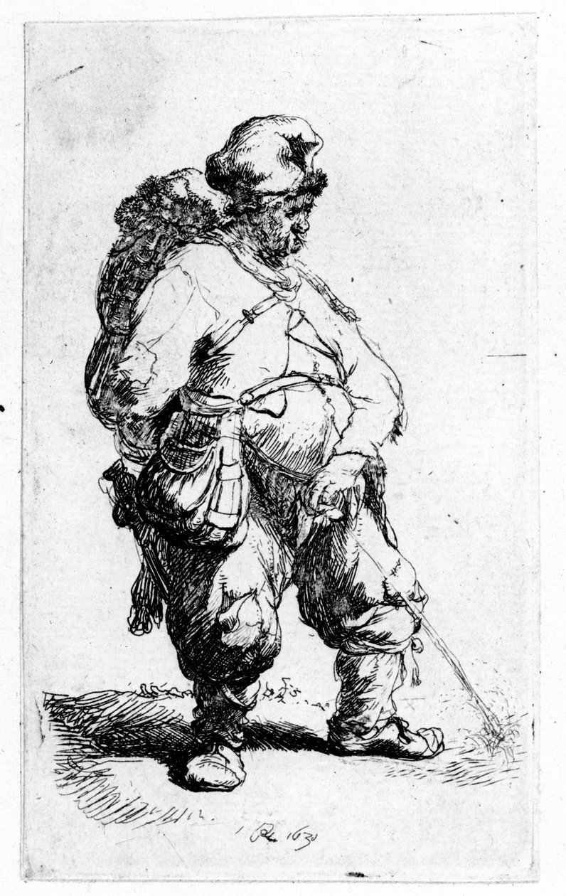 A Man Urinating, 1631 by Rembrandt van Rijn