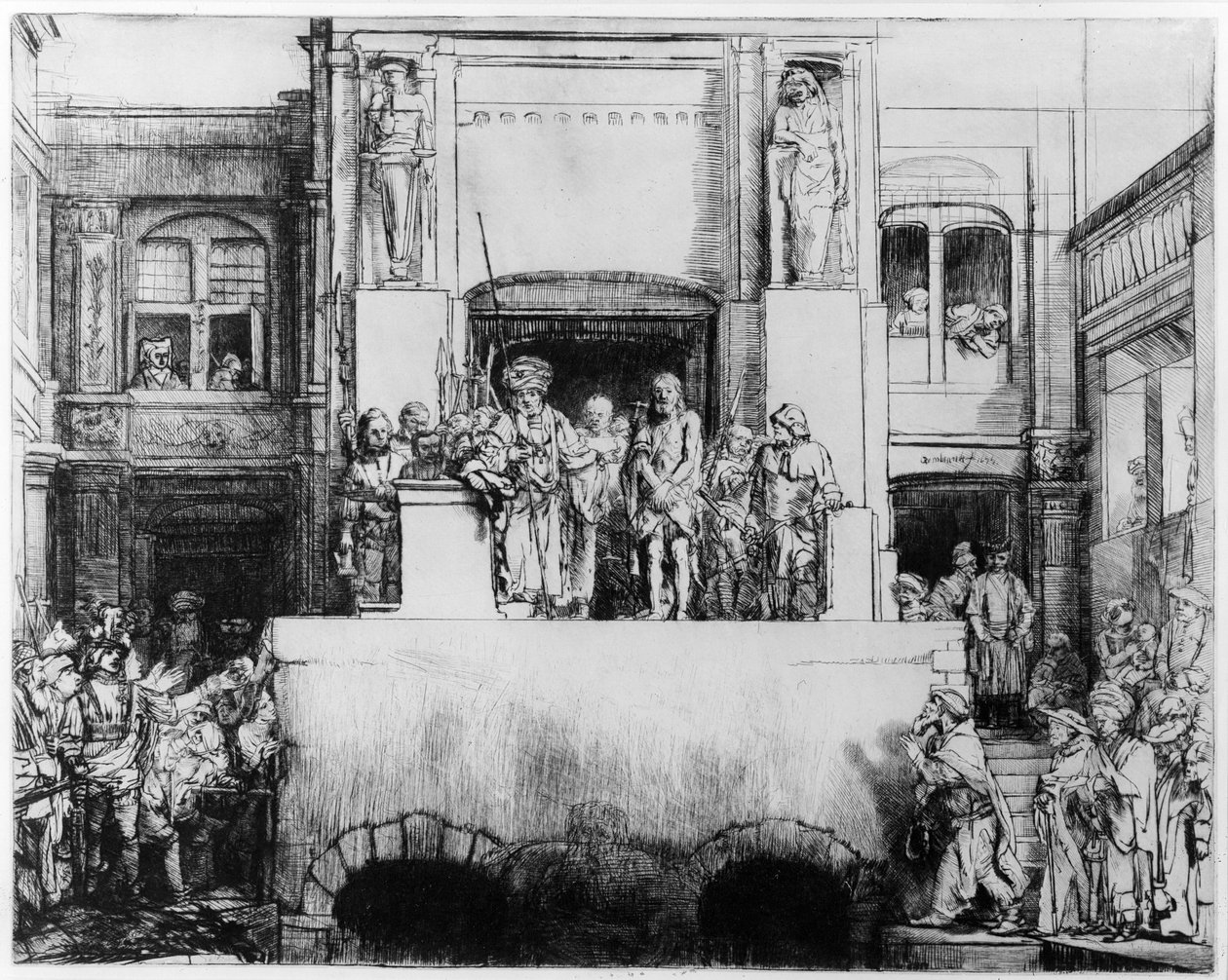 Christ Presented to the People, 1655 by Rembrandt van Rijn
