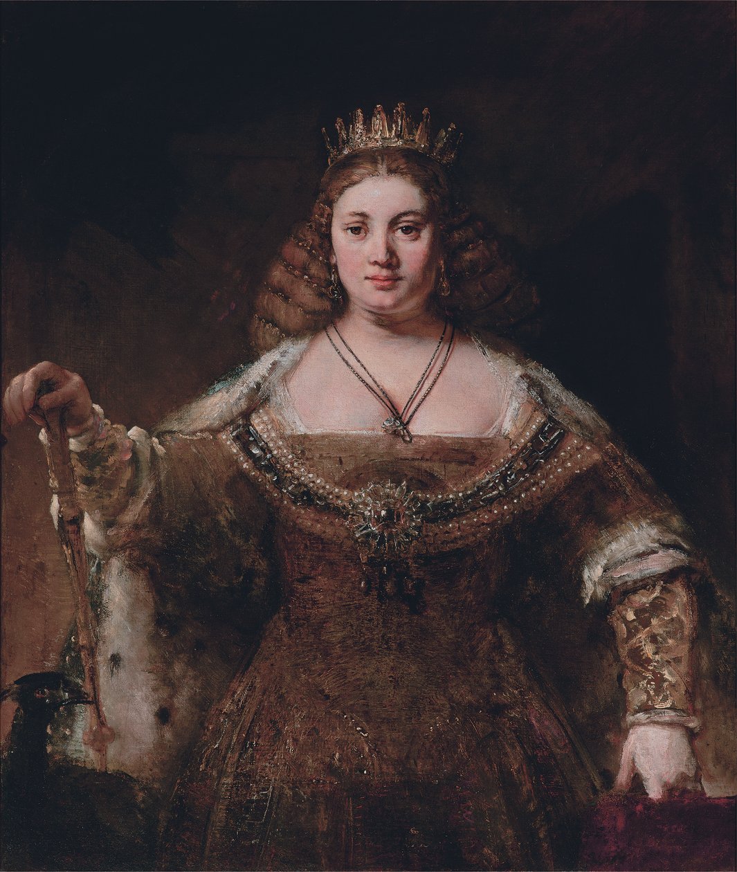 Juno by Rembrandt van Rijn