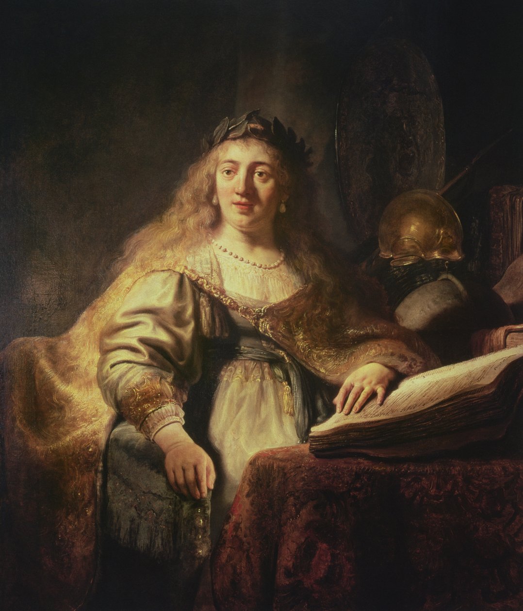 Saskia as Minerva by Rembrandt van Rijn
