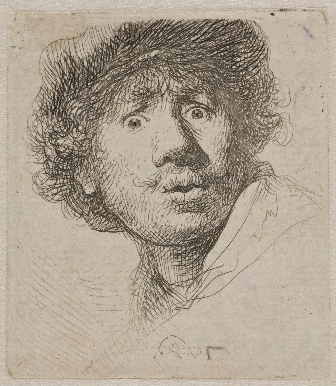 Self-portrait by Rembrandt van Rijn