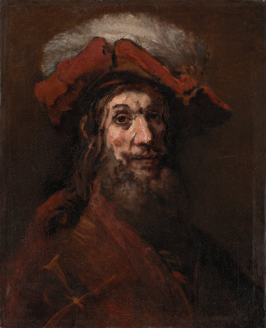 The Crusader by Rembrandt van Rijn