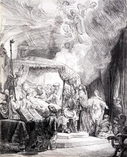 Death of the Virgin by Rembrandt Harmensz. van Rijn