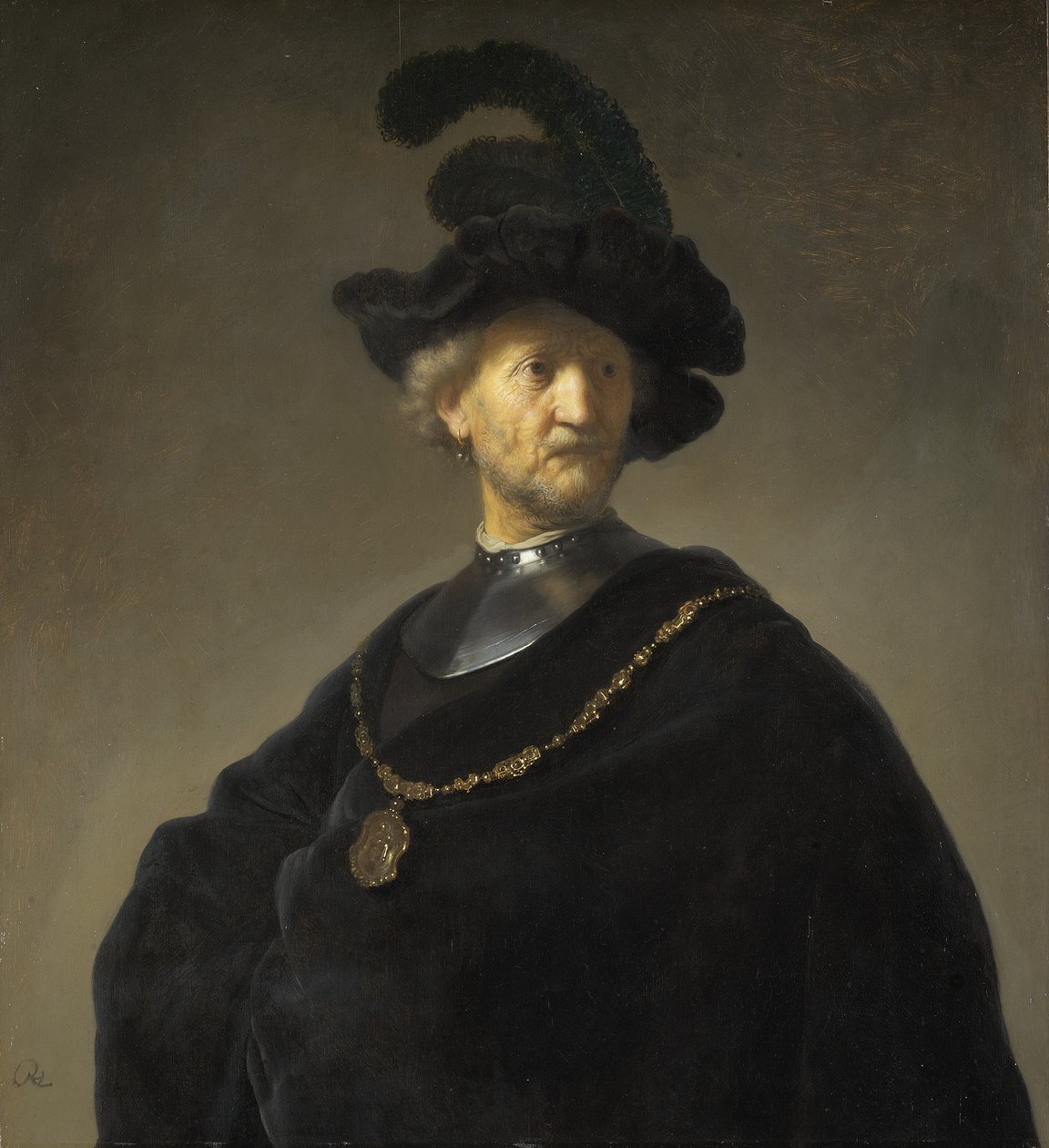 Old Man with a Gold Chain by Rembrandt van Rijn