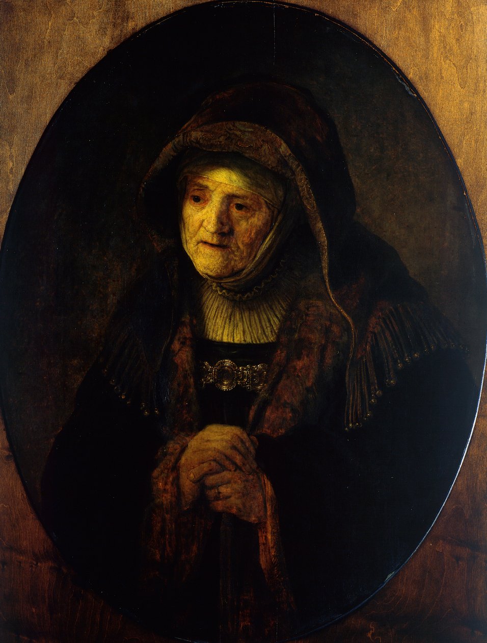 Prophetess Hannah (Mother of the Artist) by Rembrandt Harmensz. van Rijn