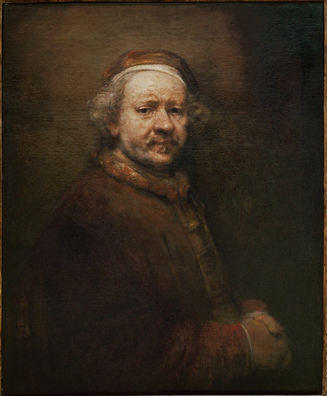 Rembrandt, Self-Portrait at the Age of 63 by Rembrandt Harmensz. van Rijn
