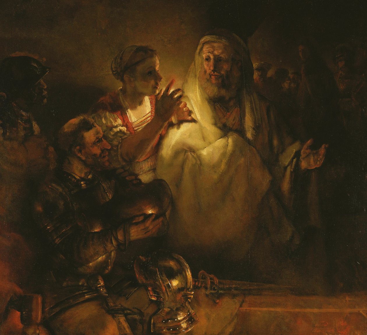 The Denial of St. Peter by Rembrandt van Rijn
