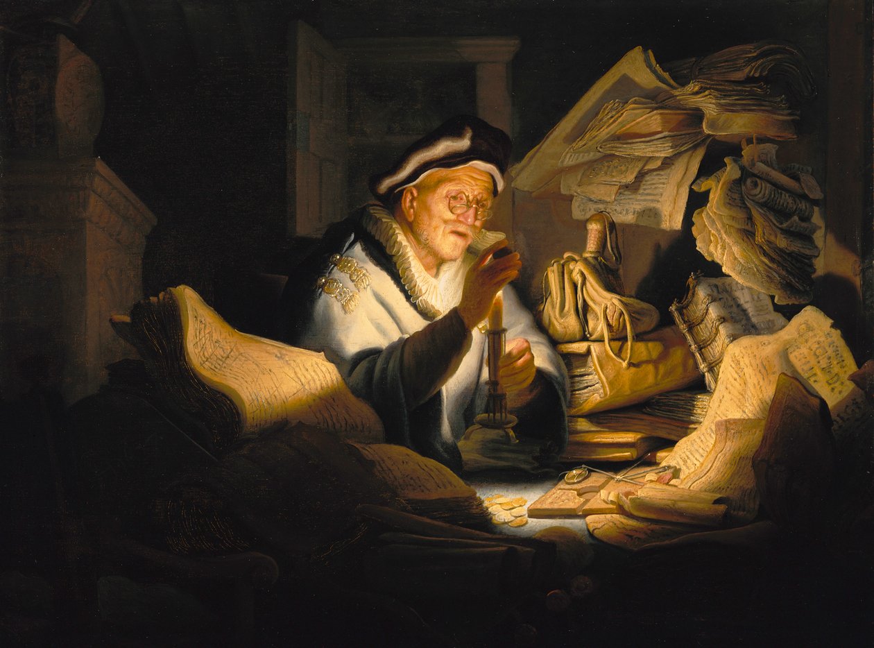 The Parable of the Rich Fool by Rembrandt Harmensz. van Rijn
