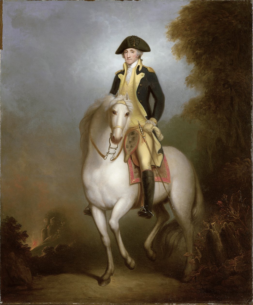 Equestrian Portrait of George Washington by Rembrandt Peale
