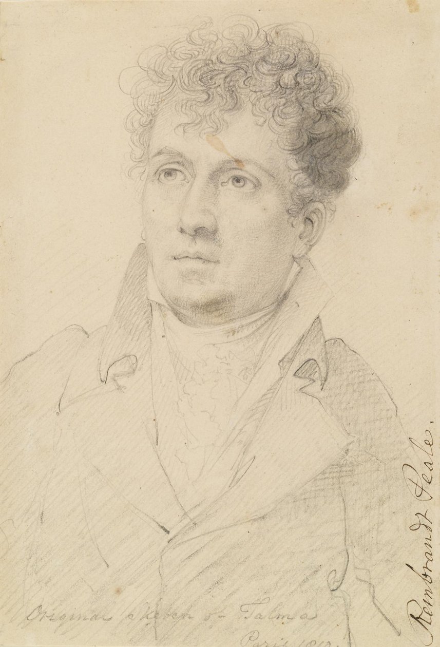 Portrait of Francois Joseph Talma by Rembrandt Peale