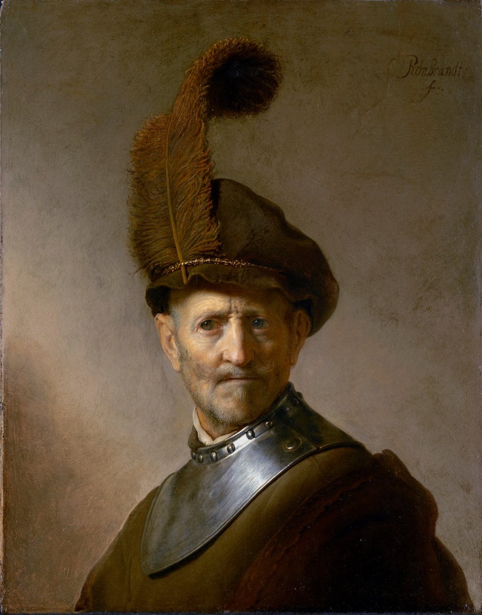 An Old Man in Military Costume, c.1630 by Rembrandt van Rijn
