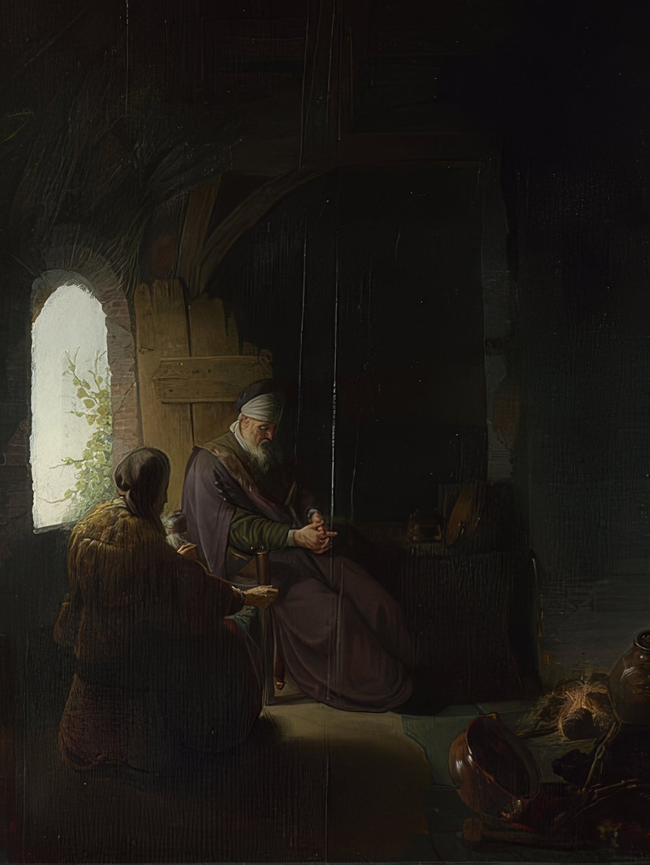 Anna and the Blind Tobit by Rembrandt van Rijn