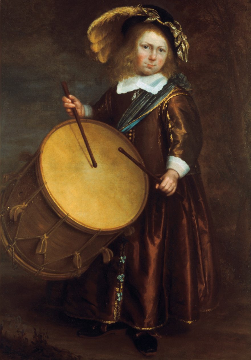 Boy with Drum by Rembrandt van Rijn