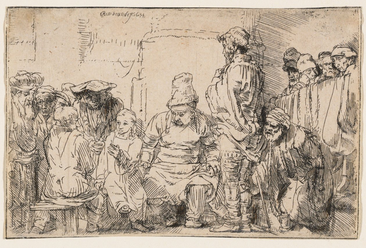 Christ Disputing with the Doctors by Rembrandt van Rijn