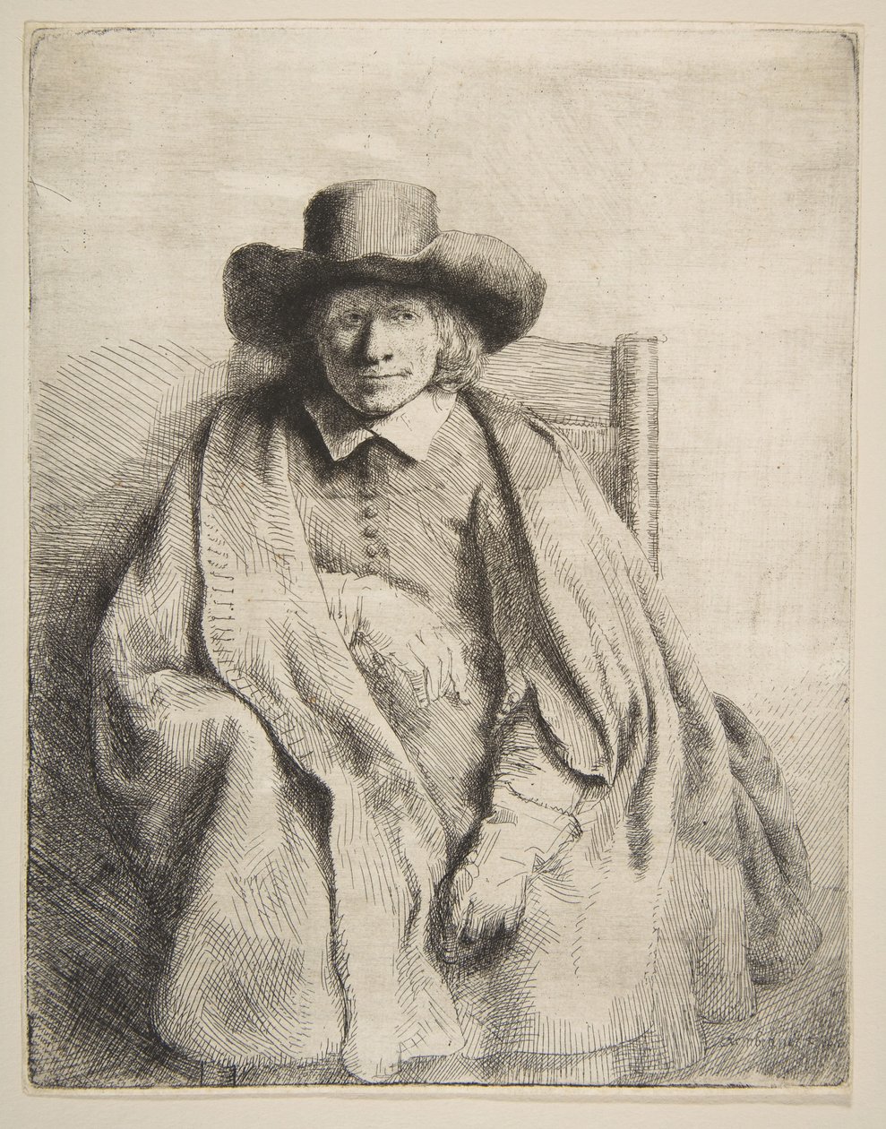 Clement de Jonghe, Printseller, 1651 by Rembrandt van Rijn