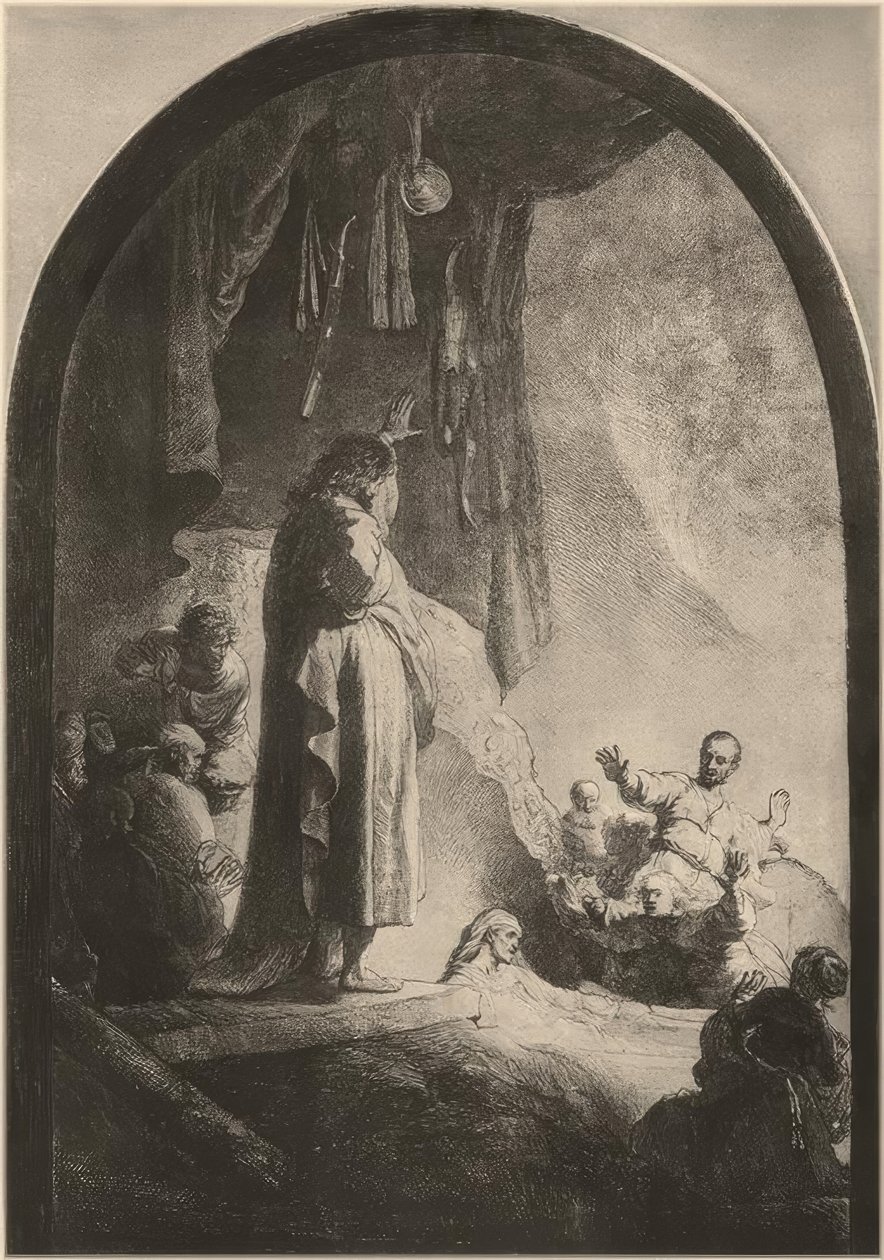 The Raising of Lazarus by Rembrandt van Rijn