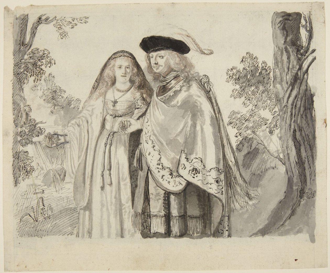 The Man with the White Feather by Rembrandt van Rijn