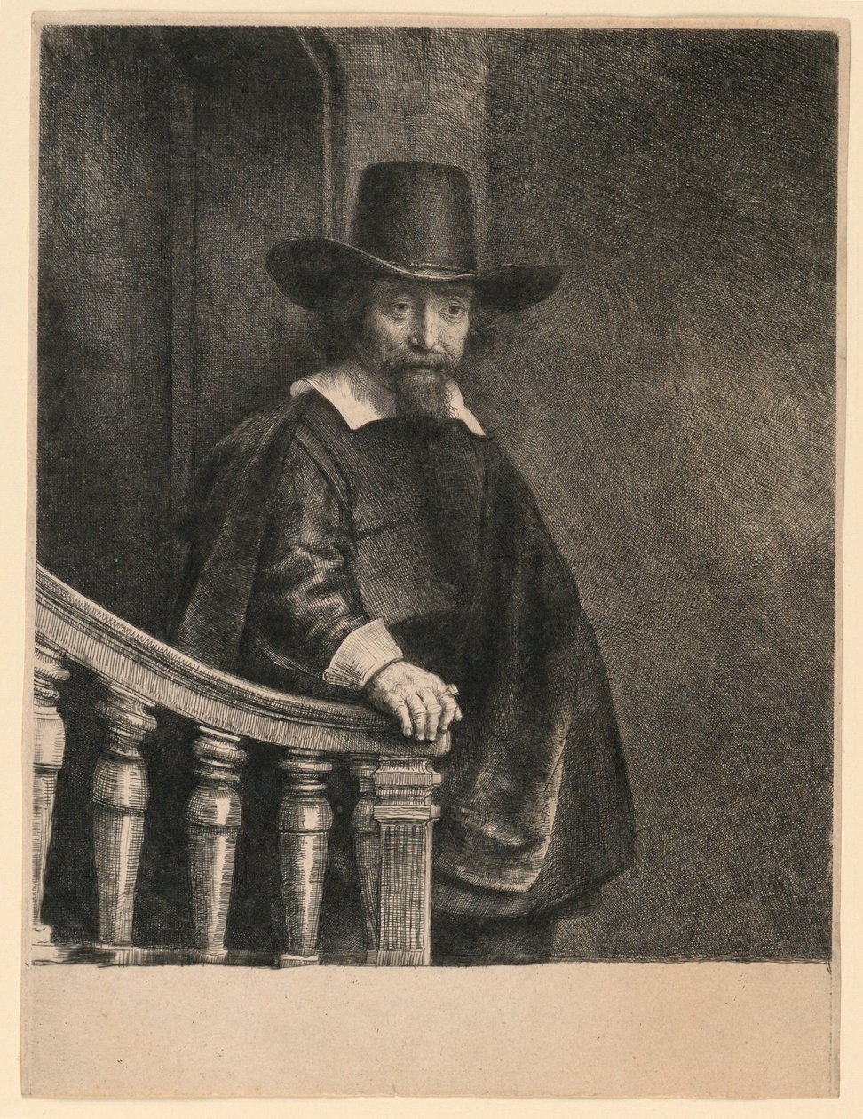 Ephraim Bonus, Jewish Physician by Rembrandt van Rijn