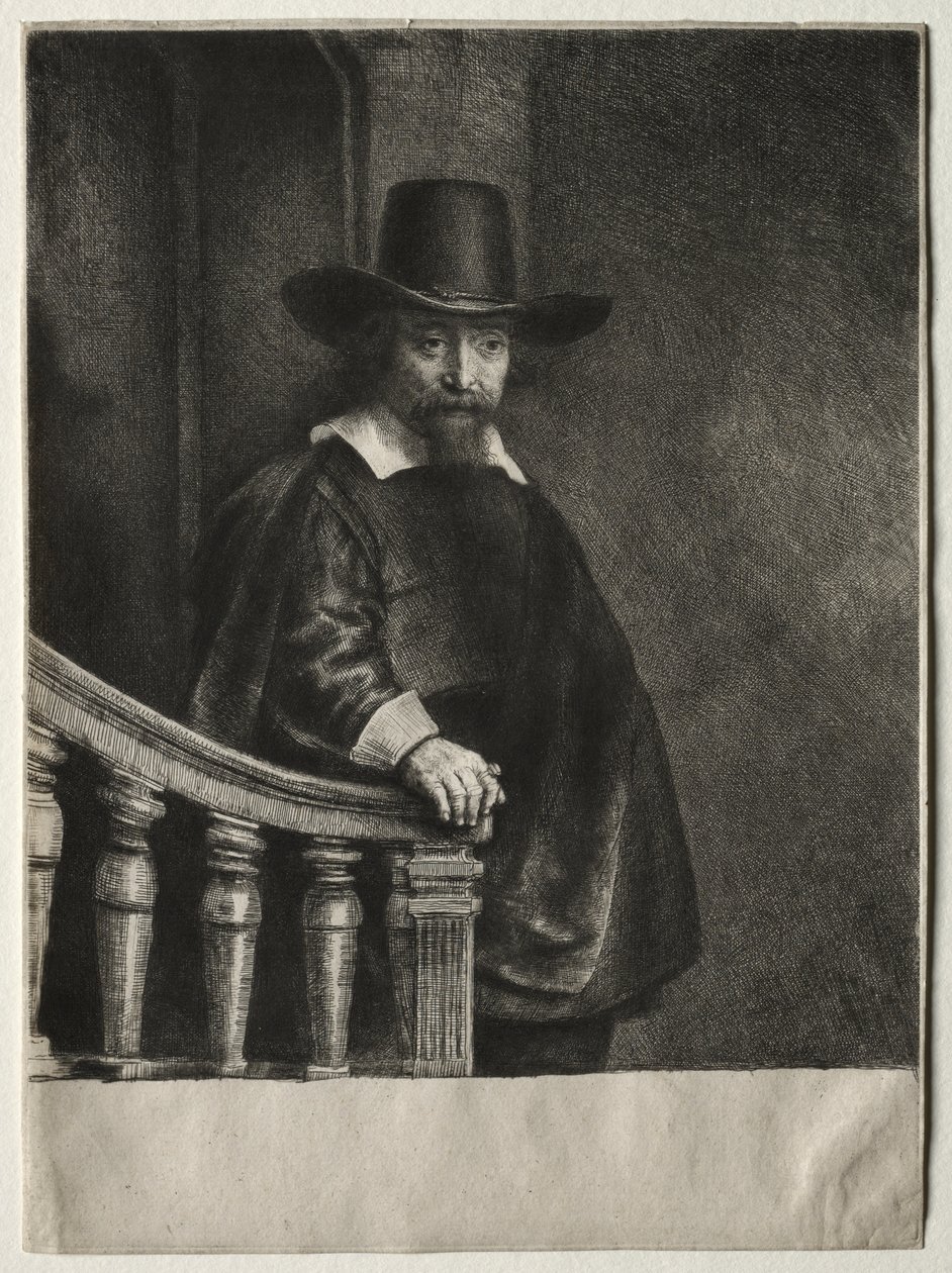Ephraim Bonus, Jewish Physician by Rembrandt van Rijn