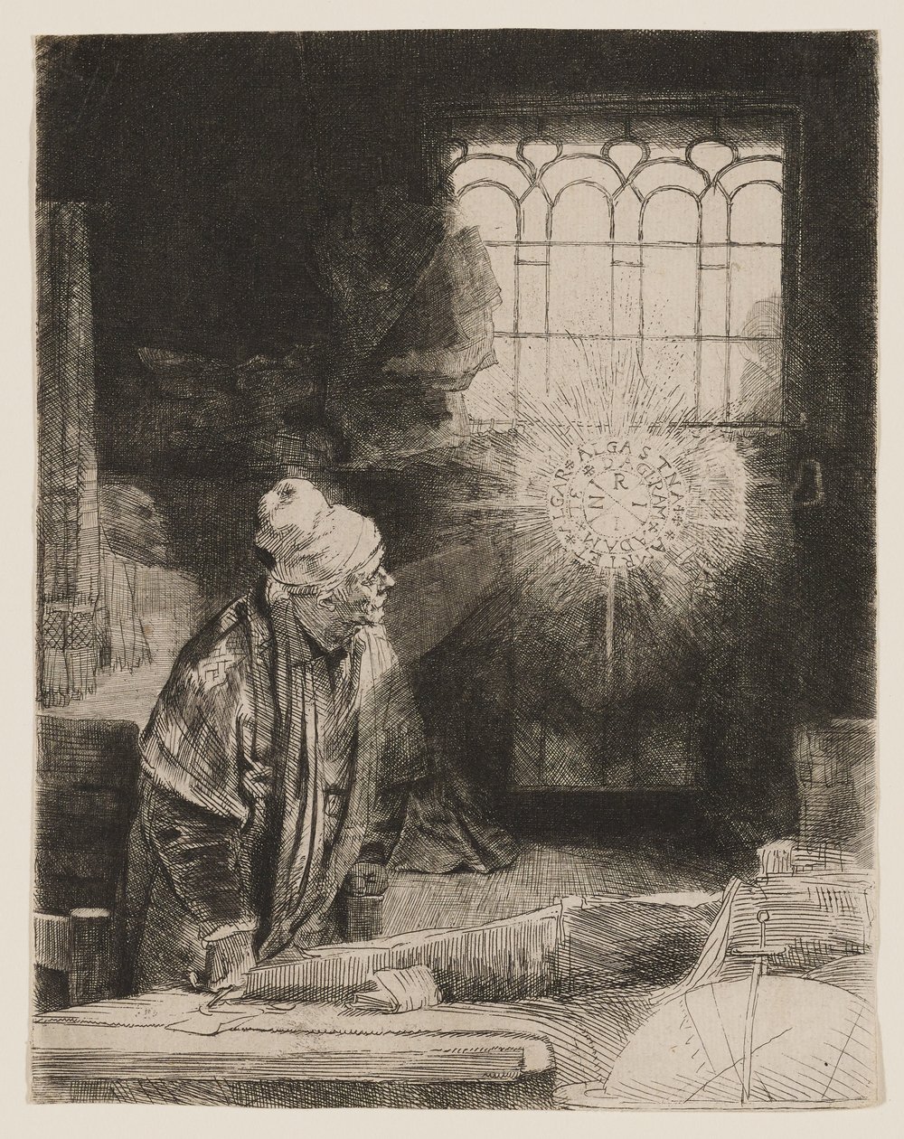 Faust (The Scholar in His Study) by Rembrandt van Rijn