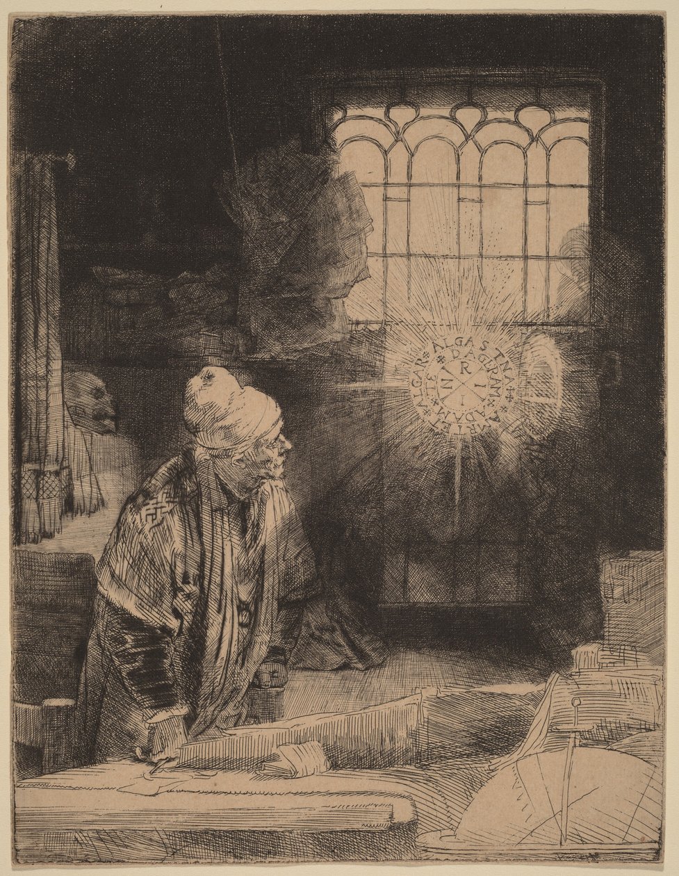 Faust by Rembrandt van Rijn