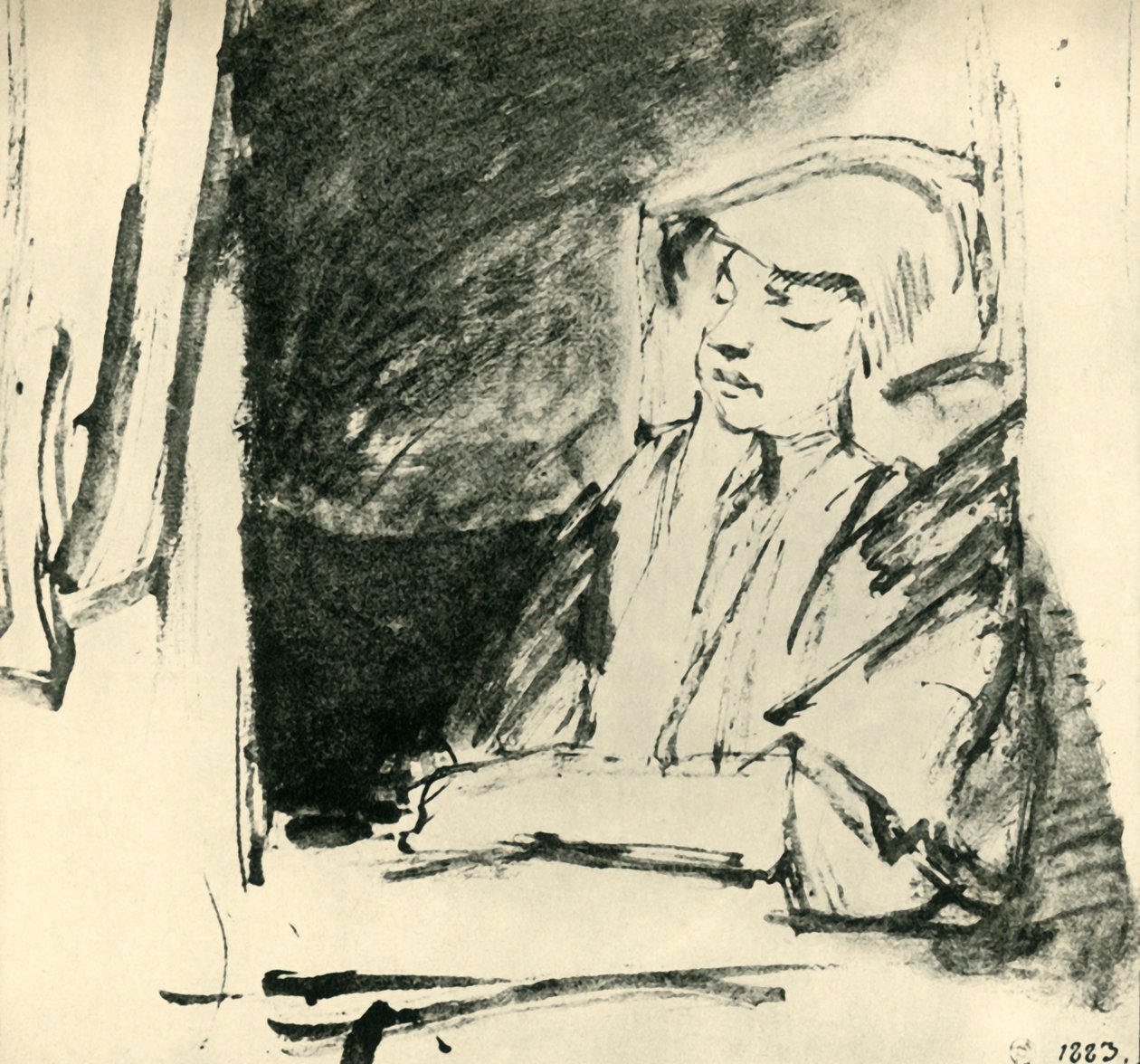 Girl Asleep in a Window, c. 1655 by Rembrandt van Rijn