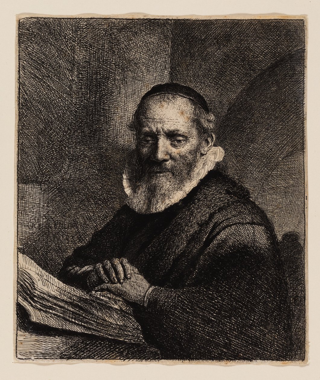 Jan Cornelius Sylvius by Rembrandt van Rijn