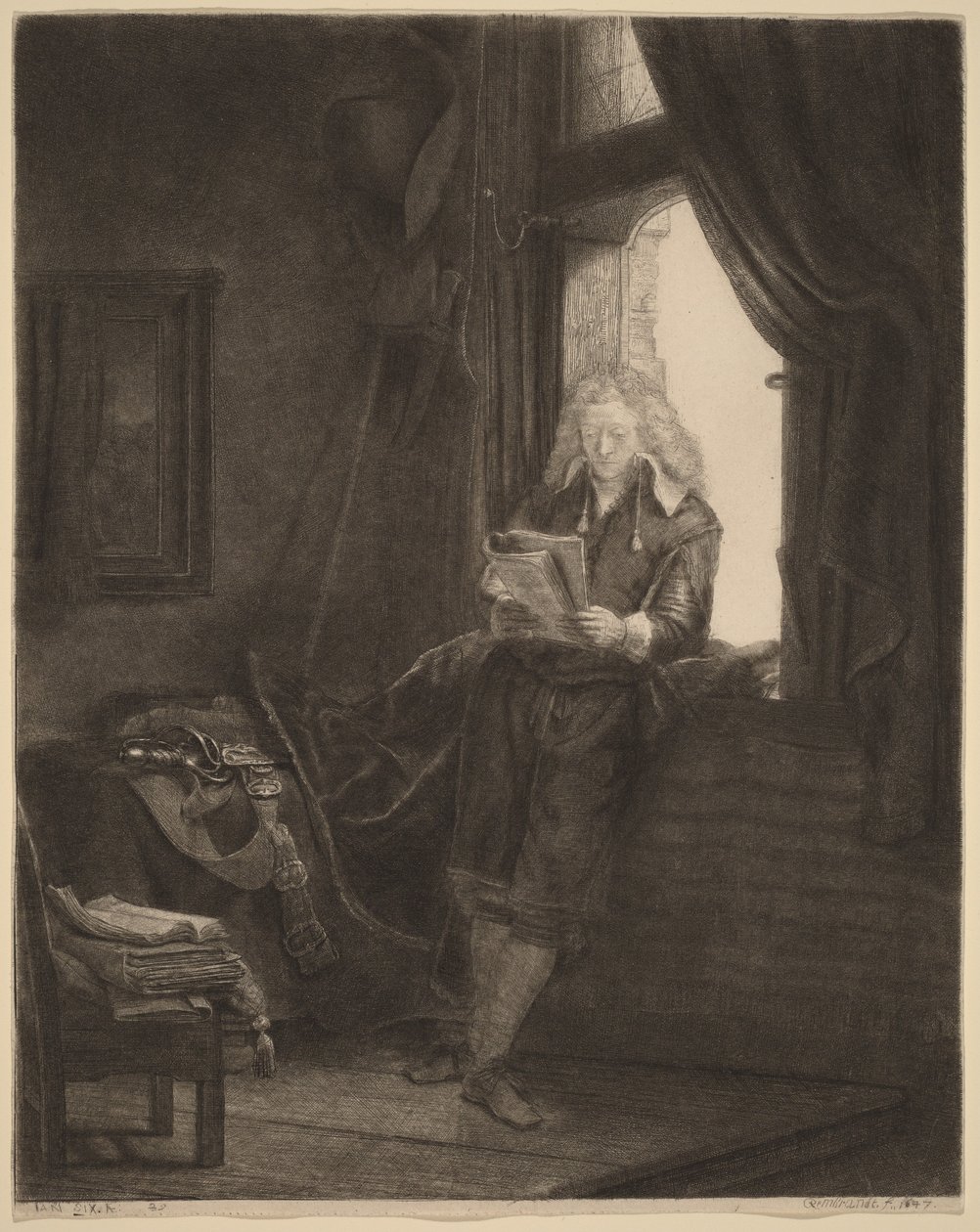 Jan Six by Rembrandt van Rijn