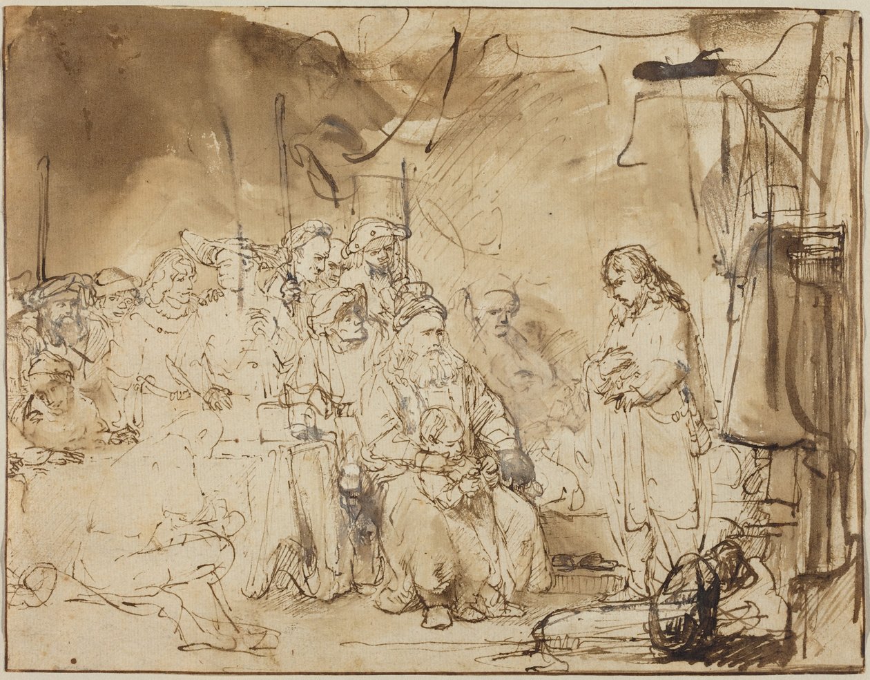 Joseph Recounting His Dreams by Rembrandt van Rijn