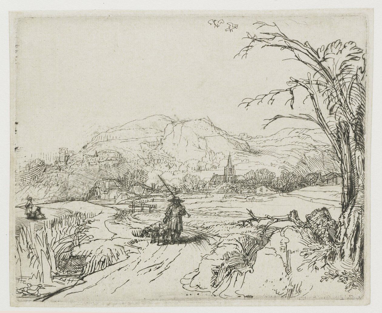 Landscape with Shepherd and Dogs (