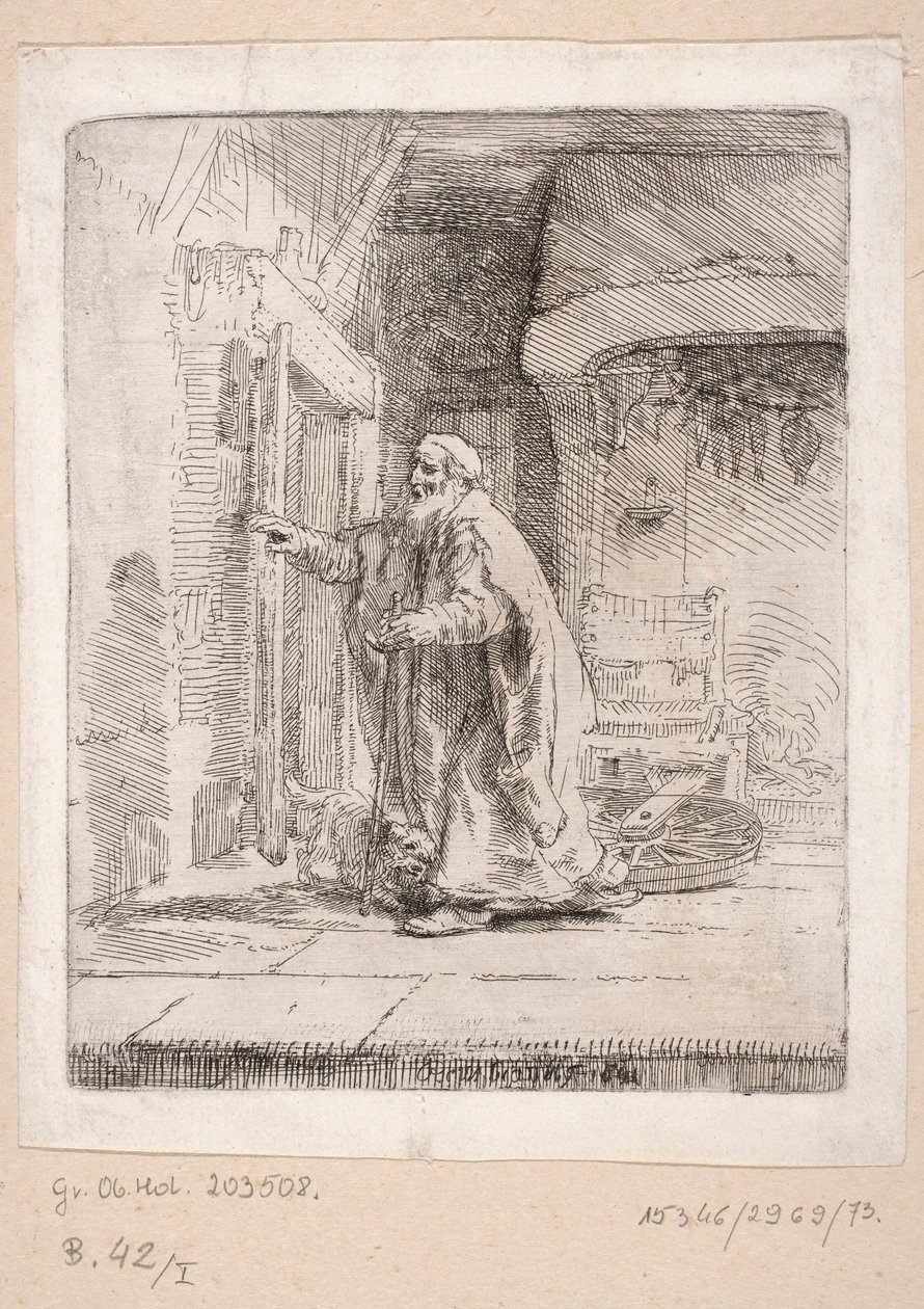Blind Tobias by Rembrandt van Rijn