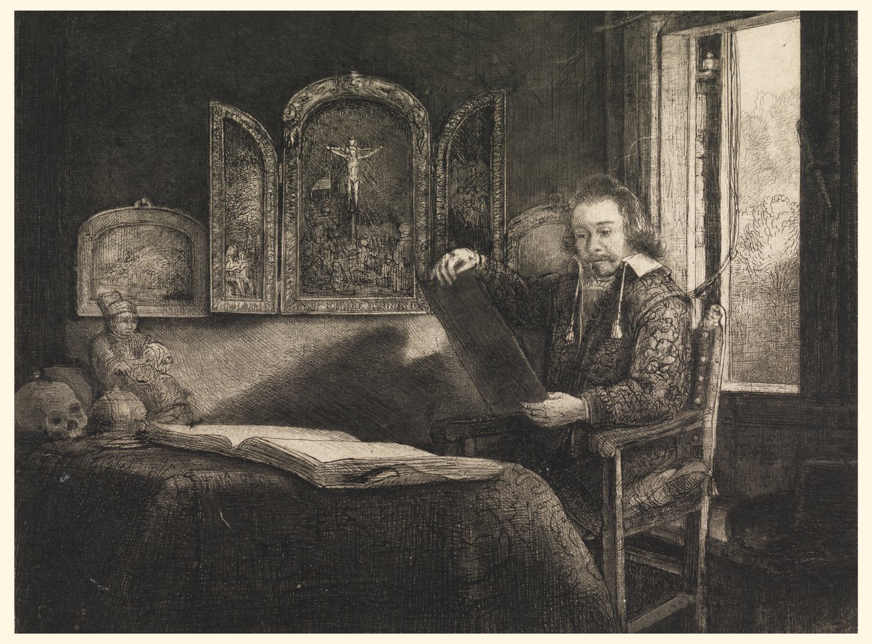 Portrait of Abraham Francen by Rembrandt van Rijn