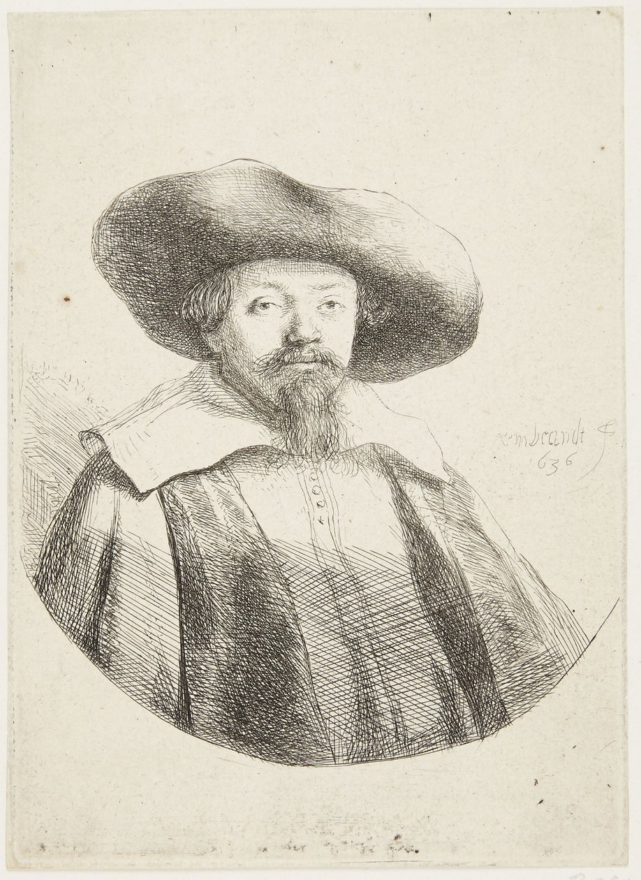 Samuel Manasseh Ben Israel by Rembrandt van Rijn
