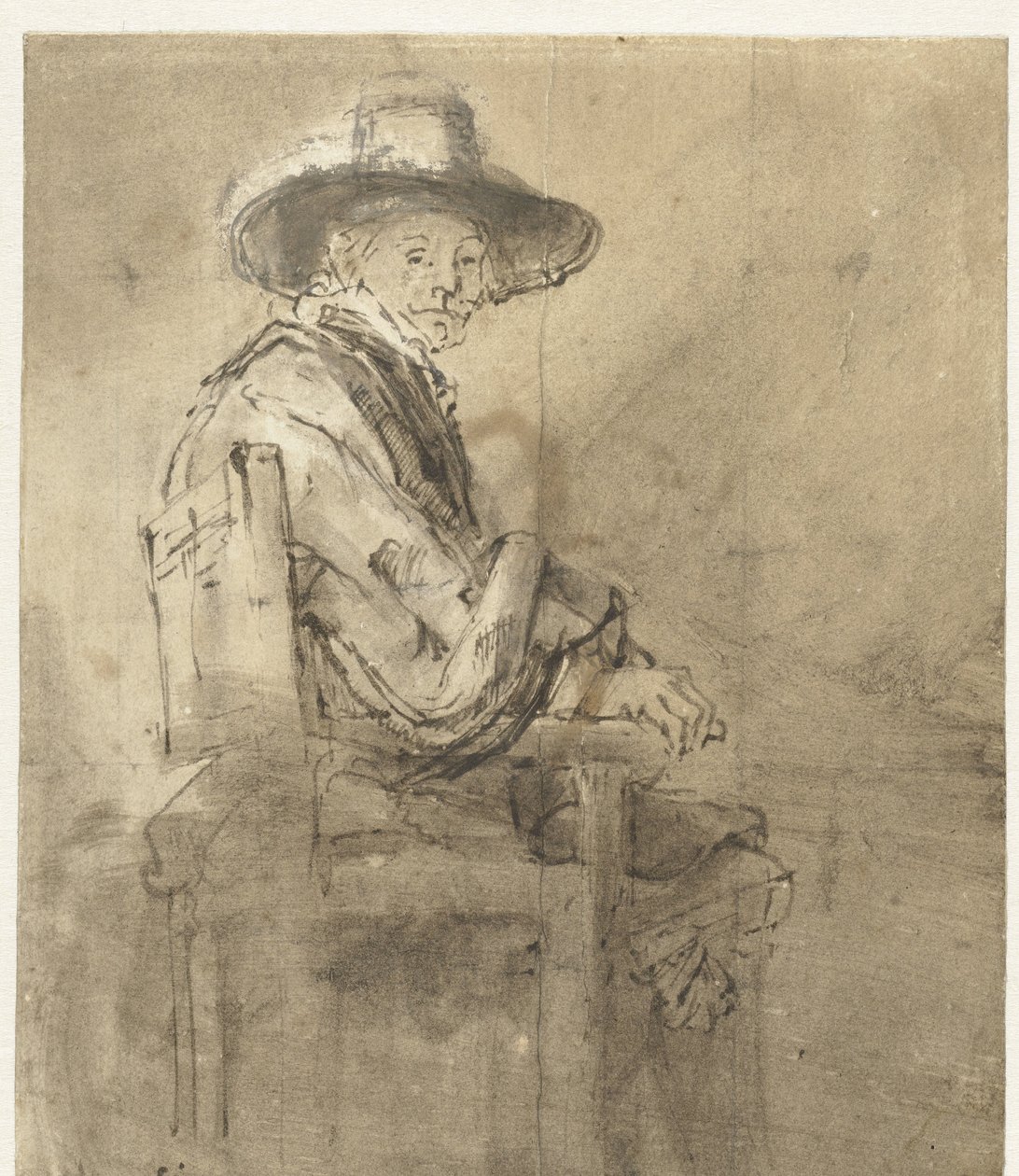 Seated Syndic: Jacob van Loon by Rembrandt van Rijn