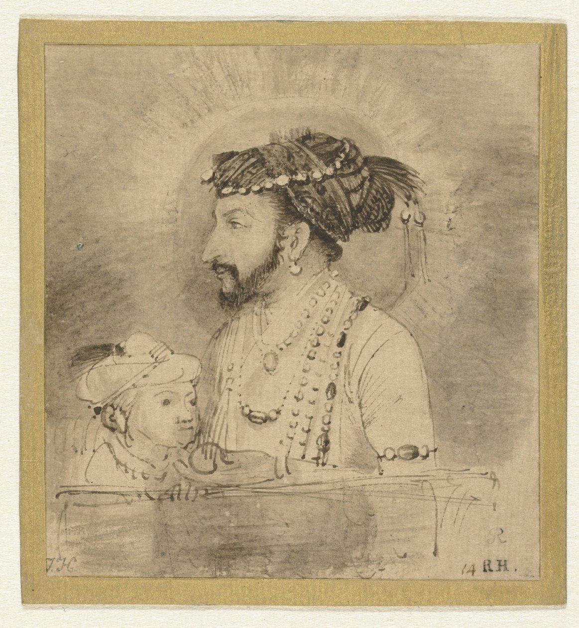 Shah Jahan and His Little Son by Rembrandt van Rijn