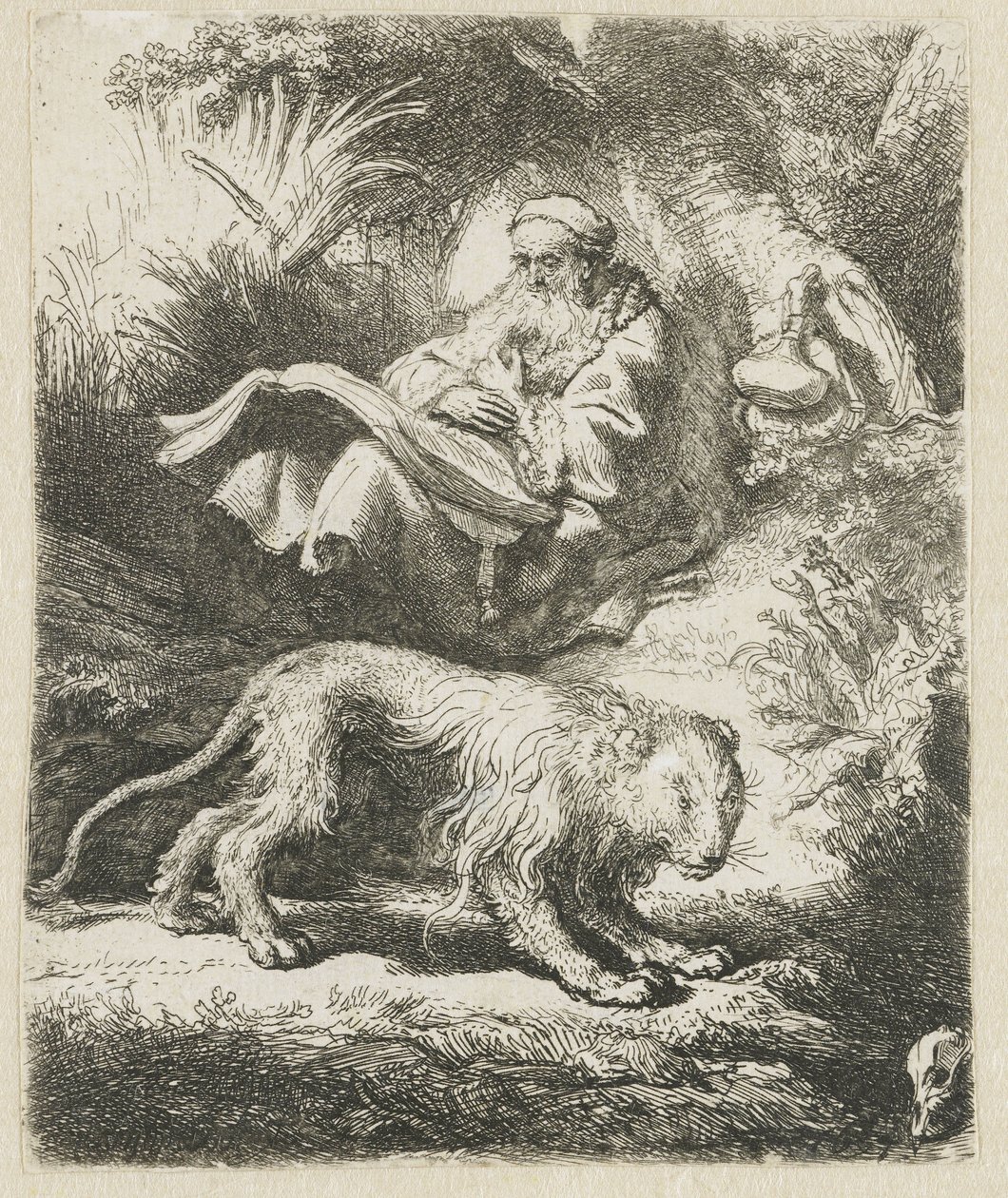 St Jerome Reading by Rembrandt van Rijn