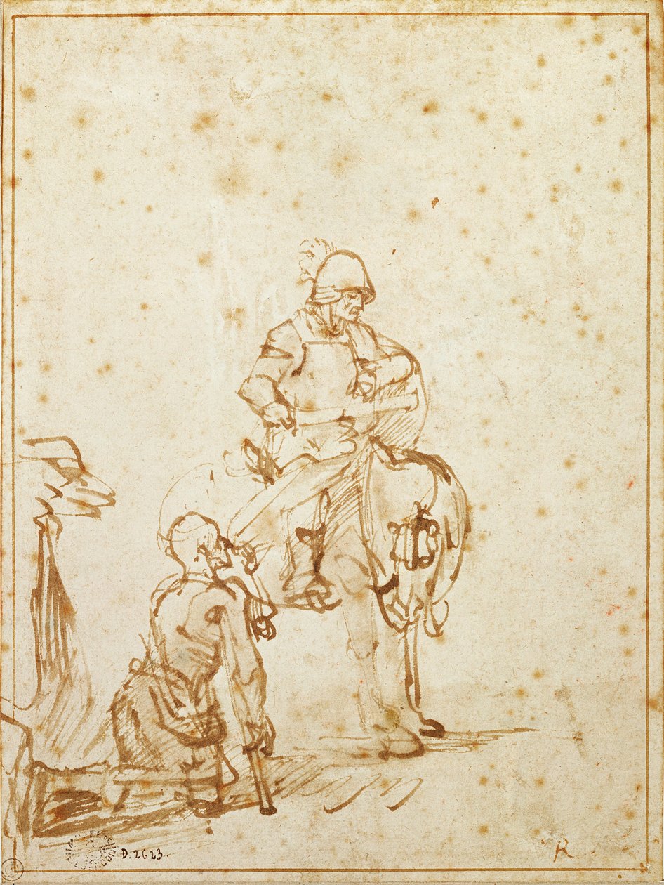 St. Martin and the Beggar by Rembrandt van Rijn