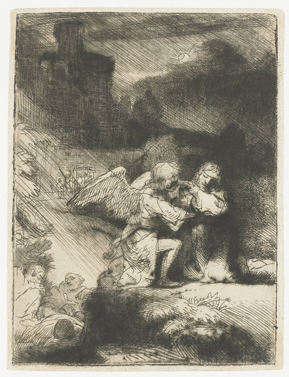 The Agony in the Garden by Rembrandt van Rijn